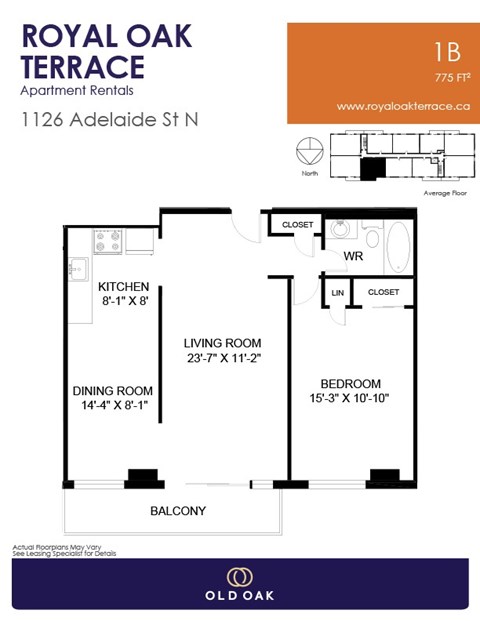 1126 Adelaide Street North 1-2 Beds Apartment, Affordable for Rent - Photo Gallery 12